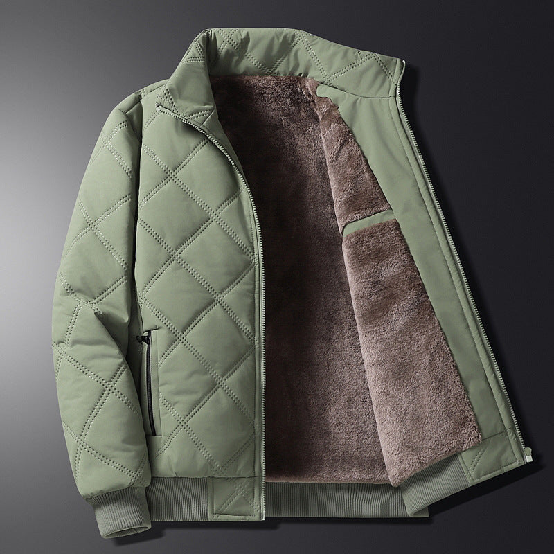 Autumn and Winter Fleece Lined Coat Men for Ultimate Warmth