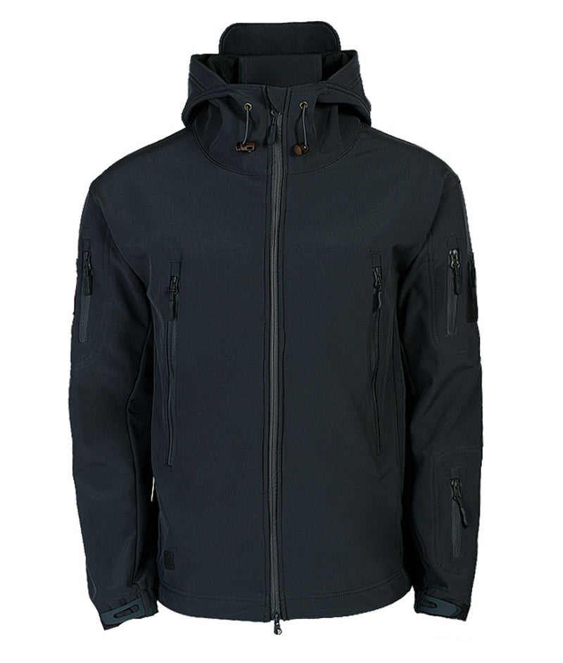 Soft Shell Windproof Jacket for Men - Hooded, Windproof Soft Shell Jacket