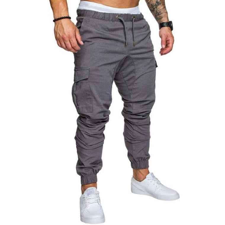 Men's Casual Drawstring Pants - Woven Fabric Casual Pants