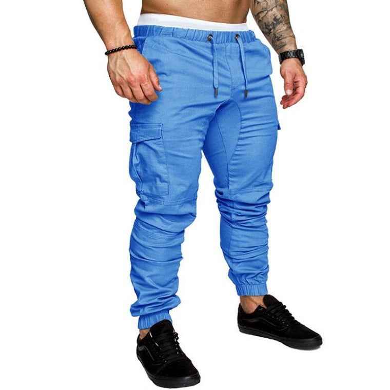 Men's Casual Drawstring Pants - Woven Fabric Casual Pants