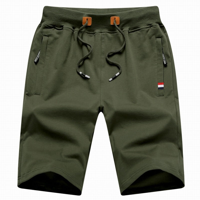 Men's Shorts Casual Classic Fit Drawstring Summer Beach Shorts With Elastic Waist And Pockets - TWENTY ONE SEVEN
