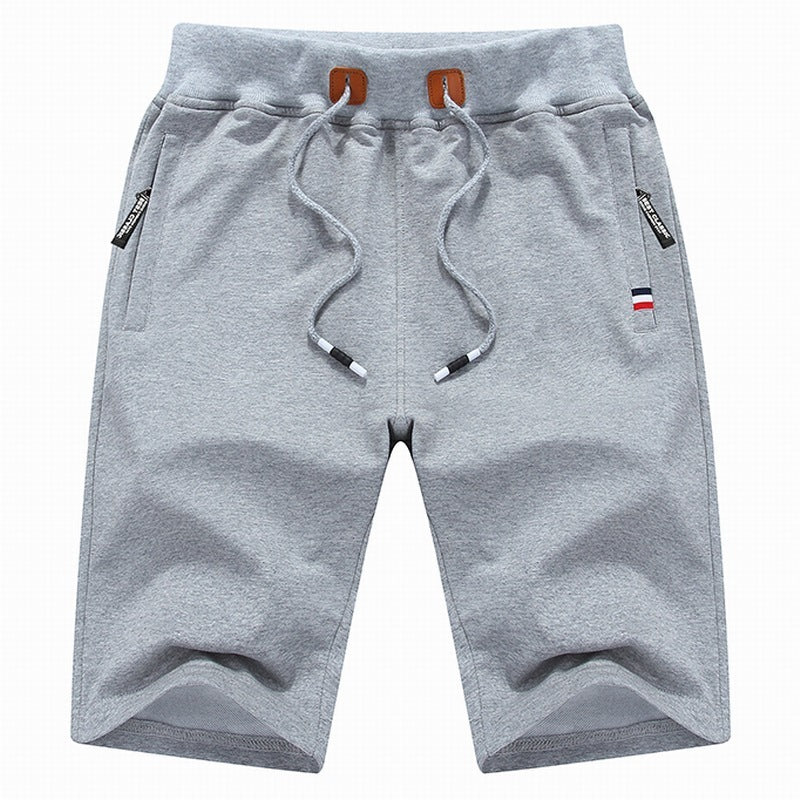 Men's Shorts Casual Classic Fit Drawstring Summer Beach Shorts With Elastic Waist And Pockets - TWENTY ONE SEVEN