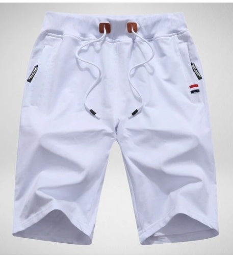 Men's Shorts Casual Classic Fit Drawstring Summer Beach Shorts With Elastic Waist And Pockets - TWENTY ONE SEVEN