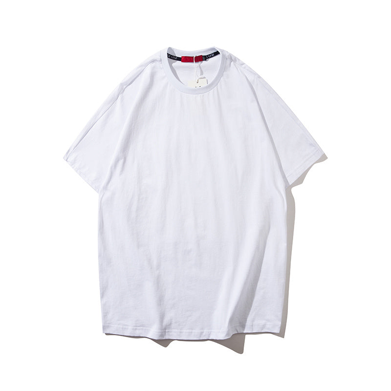 Summer Loose Style T-shirt Short Sleeve O-neck Letter Full Printed Hip Hop Tee Shirt Men's T Shirts Cotton - TWENTY ONE SEVEN