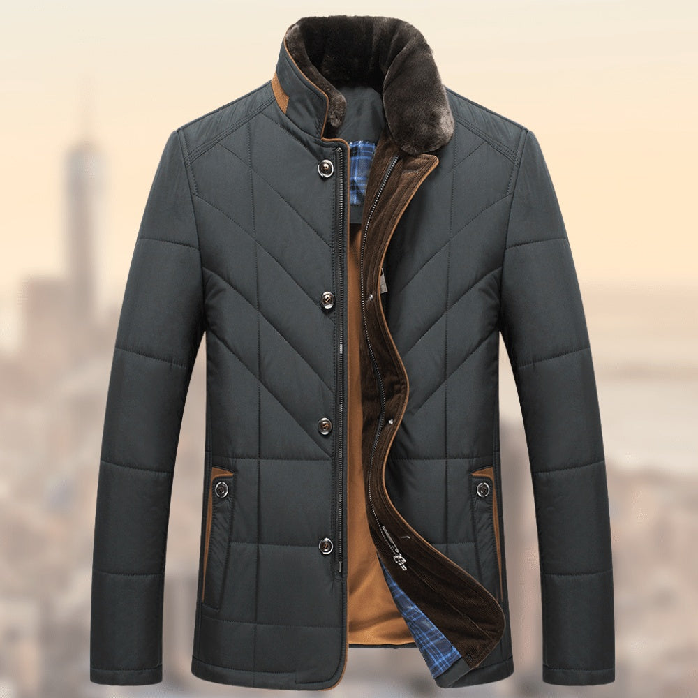 Padded Jacket for Middle-aged Men - Winter Clothes for Fathers