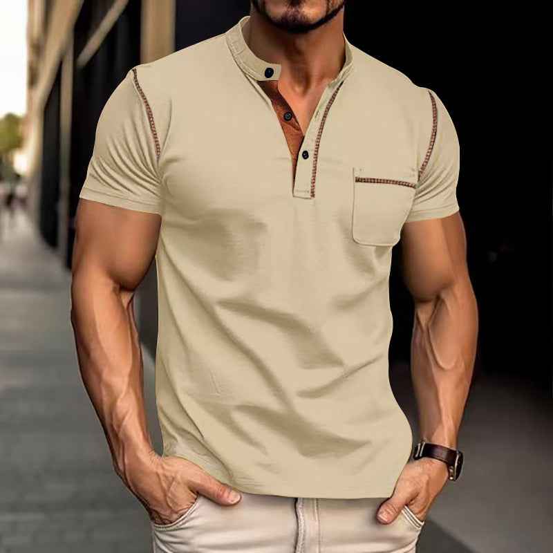 Men's Quick-Dry Polo Shirt Short-Sleeved Casual Summer Top
