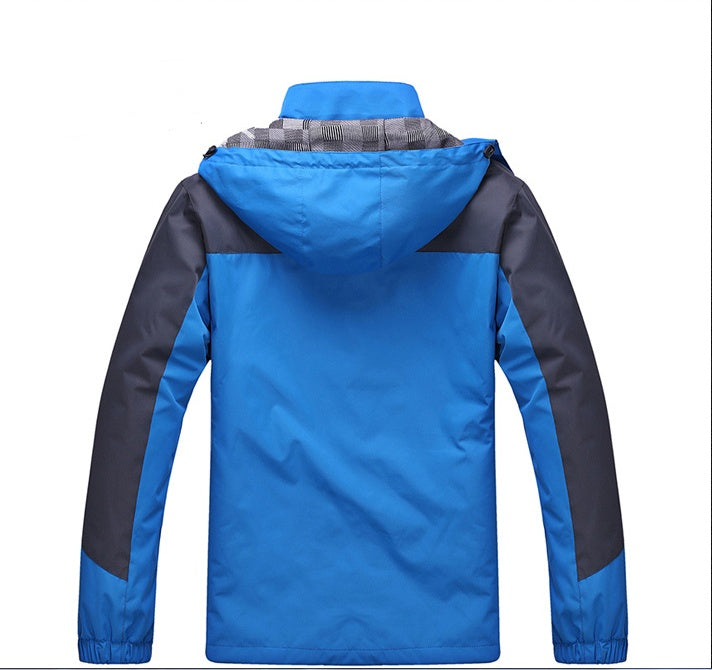 New Outdoor Men's Autumn Jacket - Single-Layer Genuine Couple Jacket