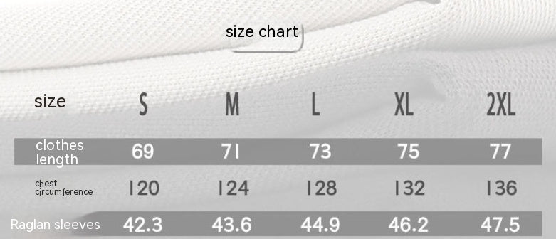 Plus Size Air Cotton T-shirt 280g Loose Fit with Sleeves