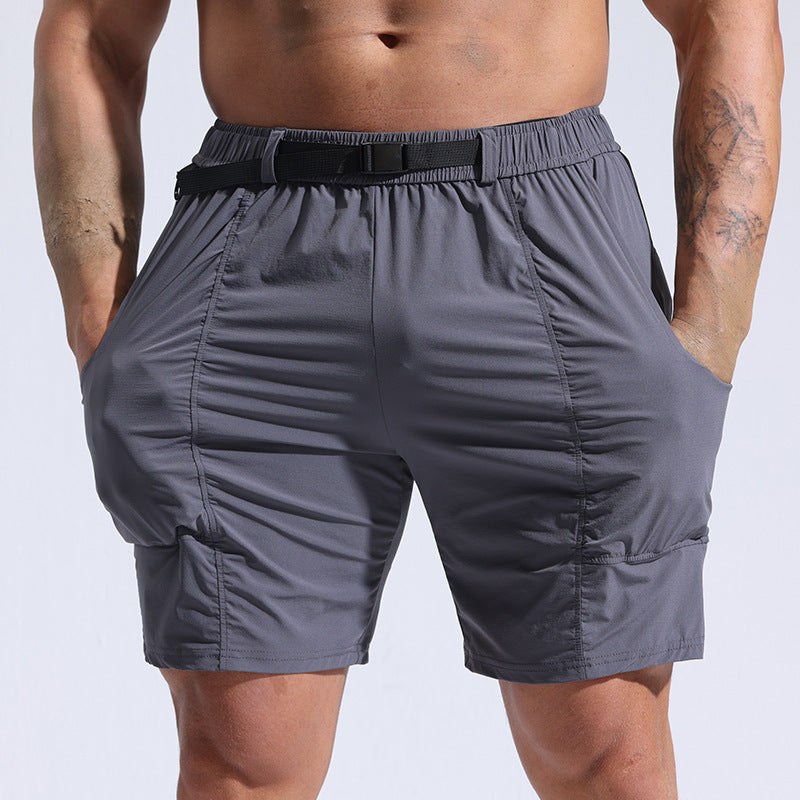 Athletic Shorts For Men With Pockets And Elastic Waistband Cargo Shorts - TWENTY ONE SEVEN