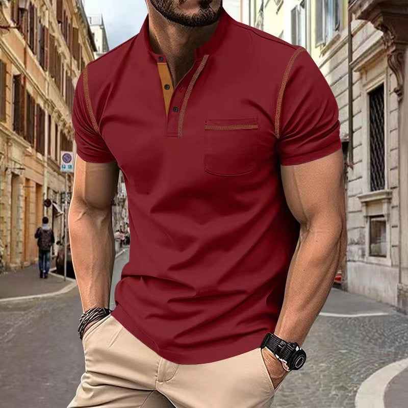 Men's Quick-Dry Polo Shirt Short-Sleeved Casual Summer Top
