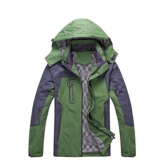New Outdoor Men's Autumn Jacket - Single-Layer Genuine Couple Jacket