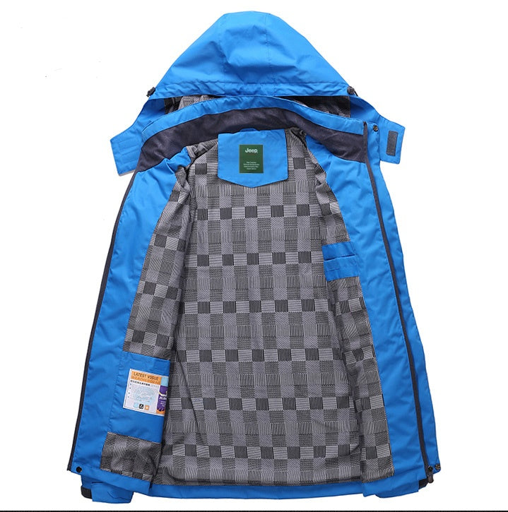 New Outdoor Men's Autumn Jacket - Single-Layer Genuine Couple Jacket