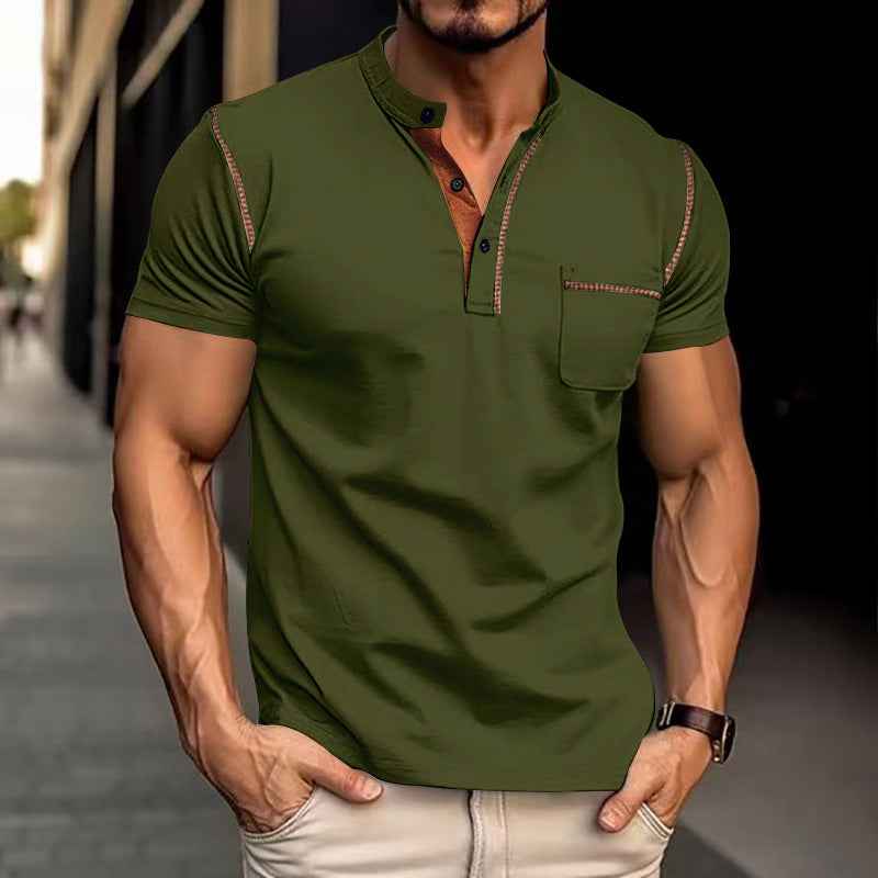 Men's Quick-Dry Polo Shirt Short-Sleeved Casual Summer Top
