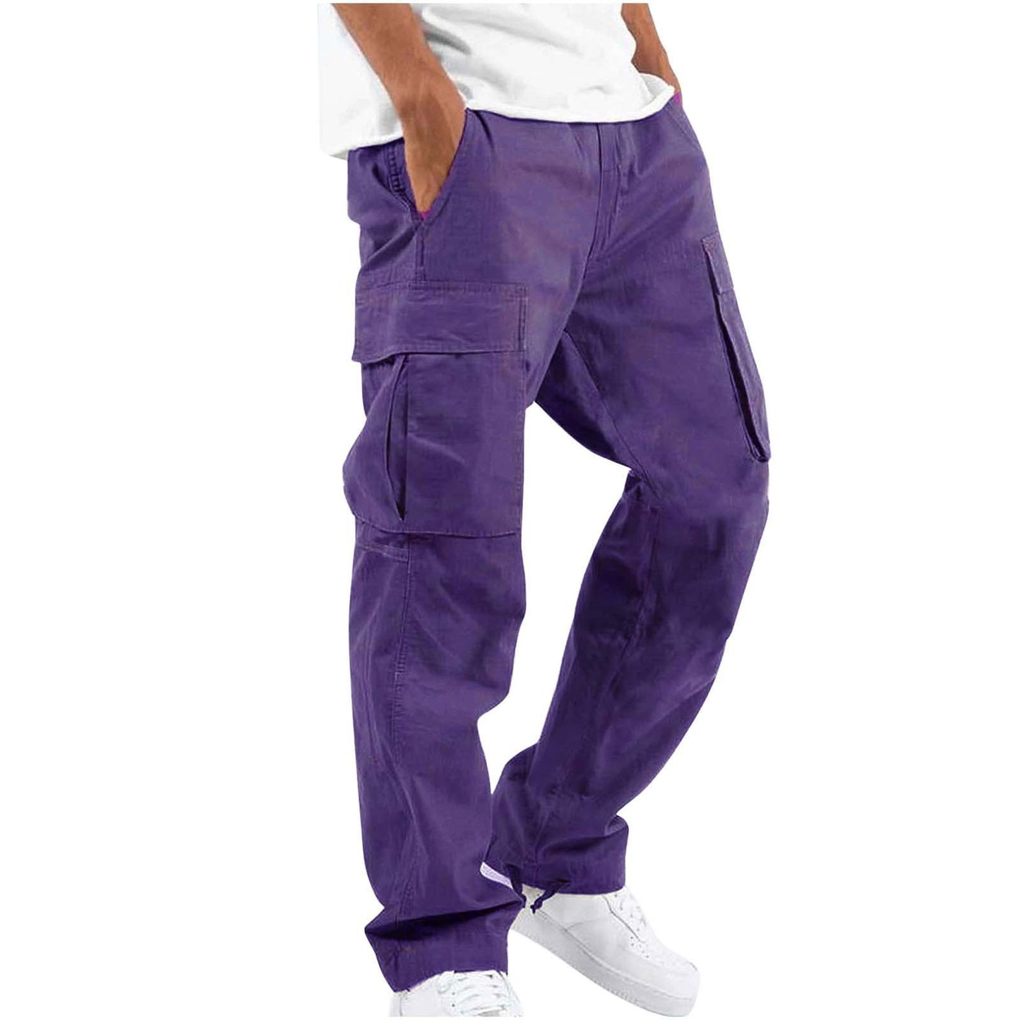 Men's Workwear Drawstring Multi-pocket Casual Pants - TWENTY ONE SEVEN