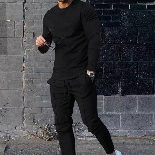3D Printed Casual Suit - Fashionable 3D Digital Printing Two-Piece Set