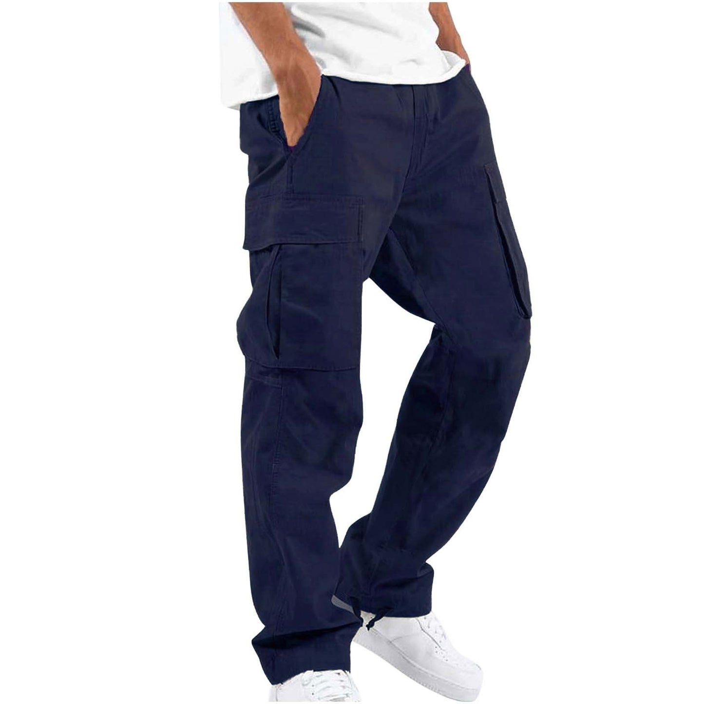 Men's Workwear Drawstring Multi-pocket Casual Pants - TWENTY ONE SEVEN