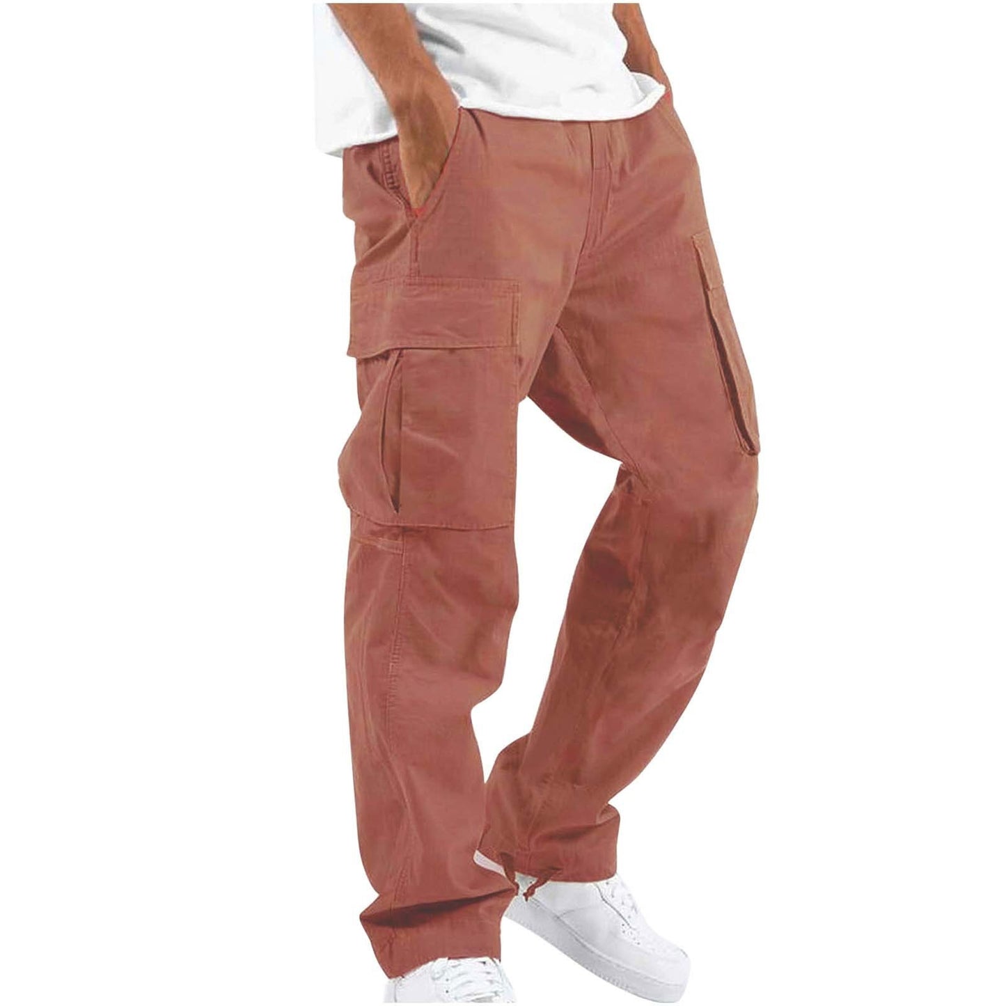 Men's Workwear Drawstring Multi-pocket Casual Pants - TWENTY ONE SEVEN