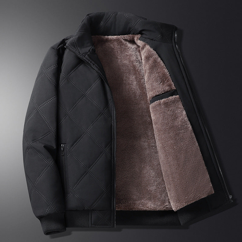 Autumn and Winter Fleece Lined Coat Men for Ultimate Warmth