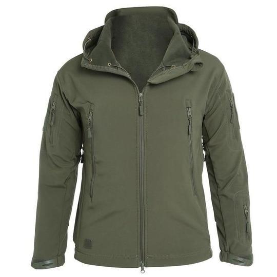 Soft Shell Windproof Jacket for Men - Hooded, Windproof Soft Shell Jacket