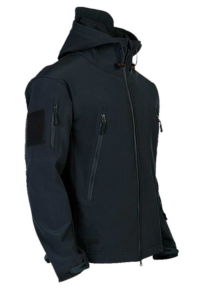 Soft Shell Windproof Jacket for Men - Hooded, Windproof Soft Shell Jacket