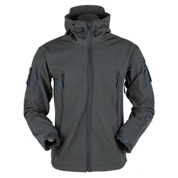Soft Shell Windproof Jacket for Men - Hooded, Windproof Soft Shell Jacket