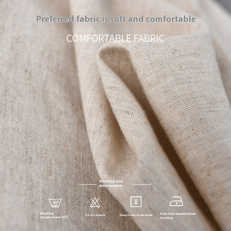 Long Linen Sleeves Casual All-Matching Linen Casual Shirt