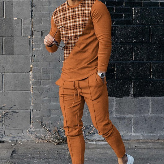 3D Printed Casual Suit - Fashionable 3D Digital Printing Two-Piece Set