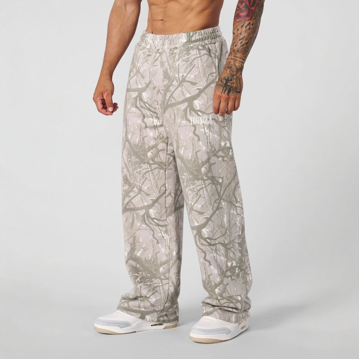 Casual Pants Digital Camouflage Printing Straight-leg Trousers - TWENTY ONE SEVEN