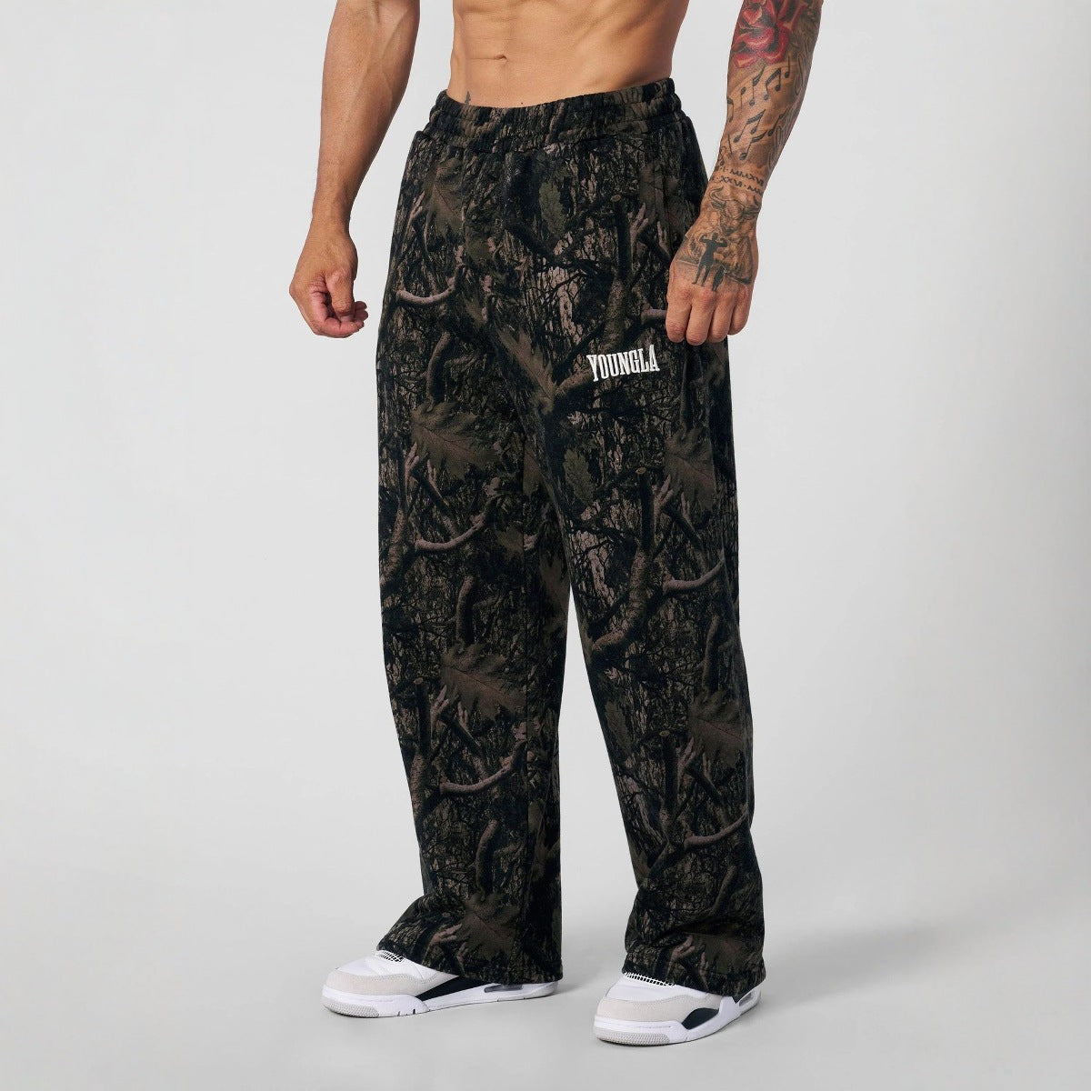 Casual Pants Digital Camouflage Printing Straight-leg Trousers - TWENTY ONE SEVEN