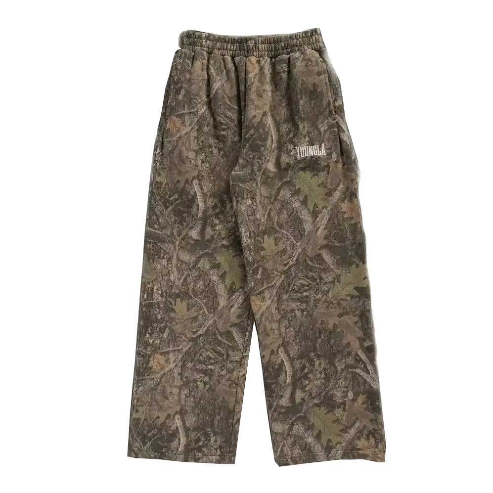 Casual Pants Digital Camouflage Printing Straight-leg Trousers - TWENTY ONE SEVEN