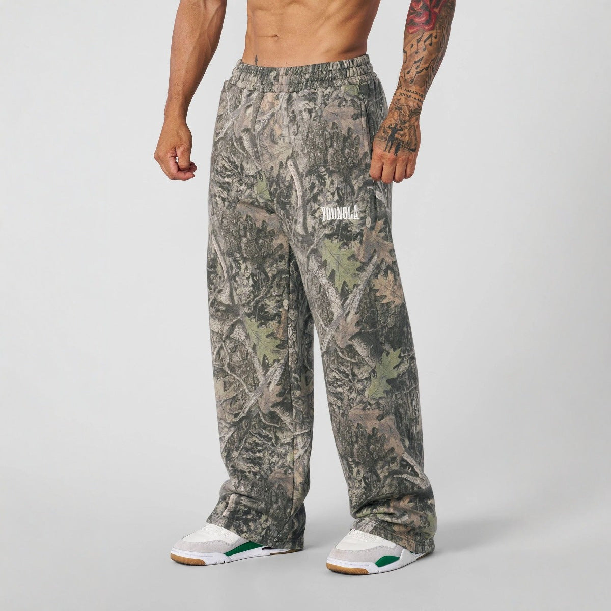 Casual Pants Digital Camouflage Printing Straight-leg Trousers - TWENTY ONE SEVEN