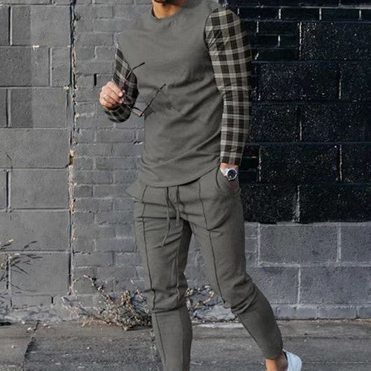 3D Printed Casual Suit - Fashionable 3D Digital Printing Two-Piece Set
