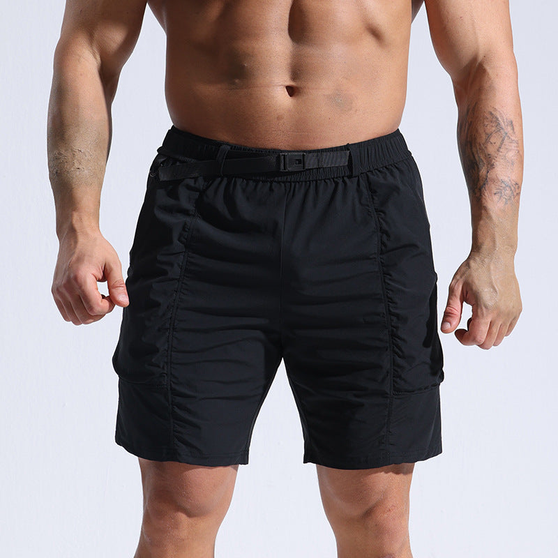 Athletic Shorts For Men With Pockets And Elastic Waistband Cargo Shorts - TWENTY ONE SEVEN