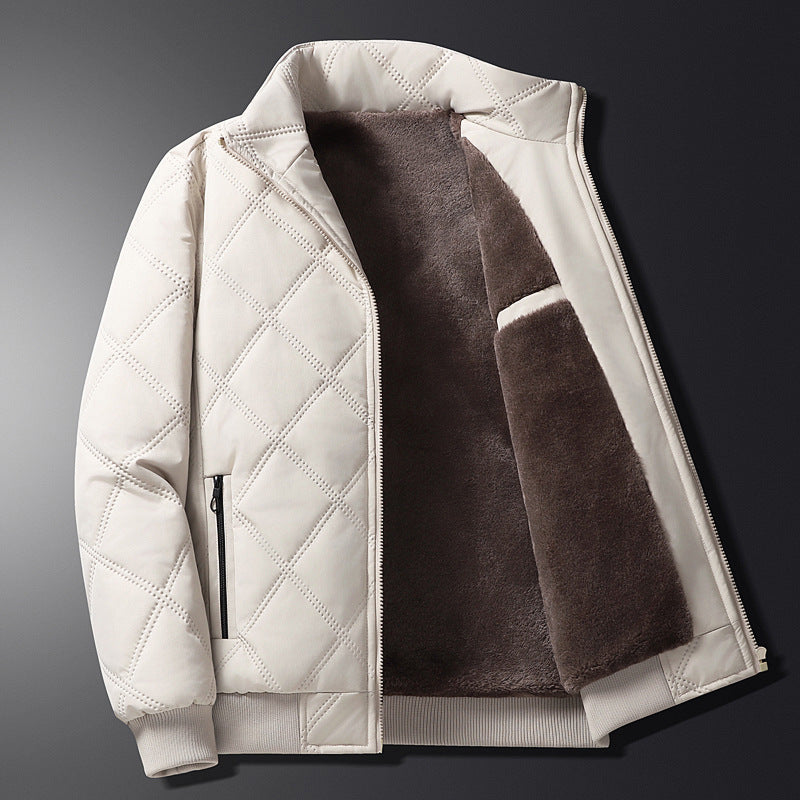 Autumn and Winter Fleece Lined Coat Men for Ultimate Warmth