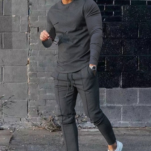 3D Printed Casual Suit - Fashionable 3D Digital Printing Two-Piece Set