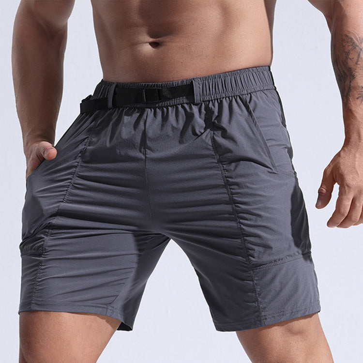 Athletic Shorts For Men With Pockets And Elastic Waistband Cargo Shorts - TWENTY ONE SEVEN