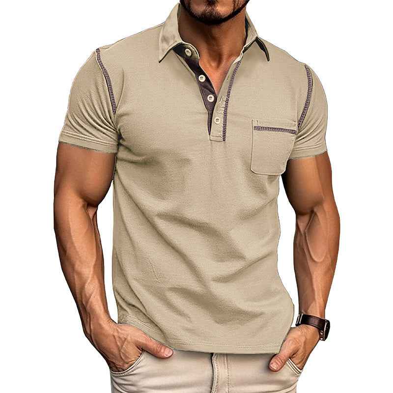 Men's Quick-Dry Polo Shirt Short-Sleeved Casual Summer Top