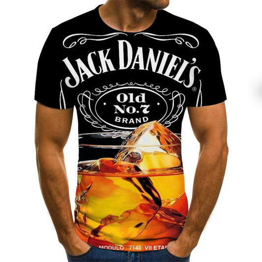 Explosive 3D Custom Summer Shirt - Digital Printing Short Sleeve