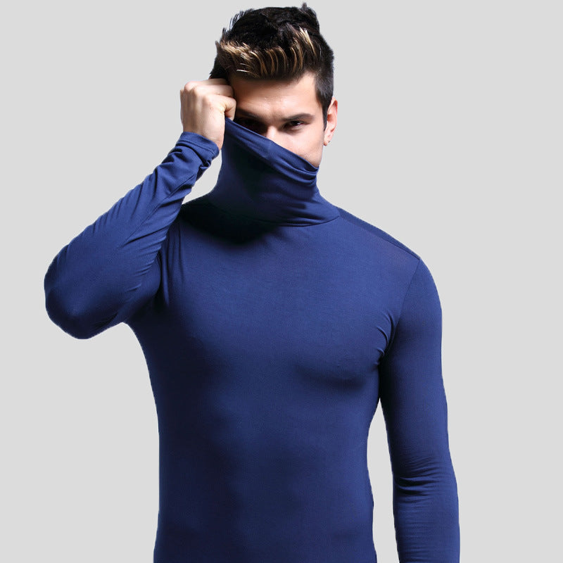 Long Sleeve Thin Tight Thermal Base Shirt Solid Color
