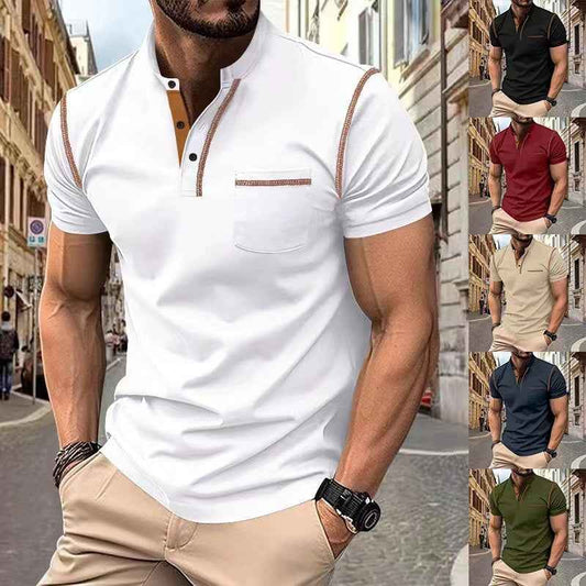 Men's Quick-Dry Polo Shirt Short-Sleeved Casual Summer Top