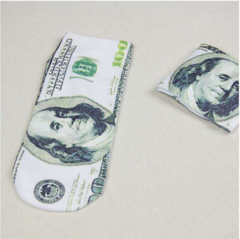 3D Printing Cartoon Socks - Creative Flip Flop Design for Men and Women