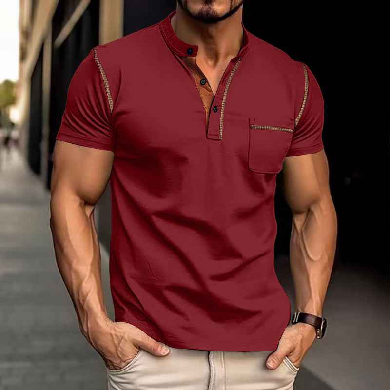 Men's Quick-Dry Polo Shirt Short-Sleeved Casual Summer Top