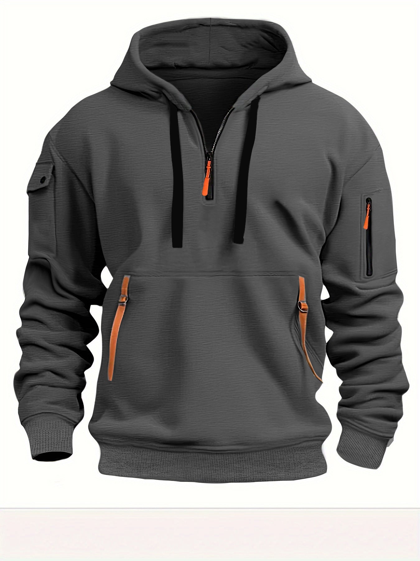 Dropped Shoulder Hooded Sweatshirt Men's Women's Plus Size Loose Pullover Fashion Sweatshirt - TWENTY ONE SEVEN