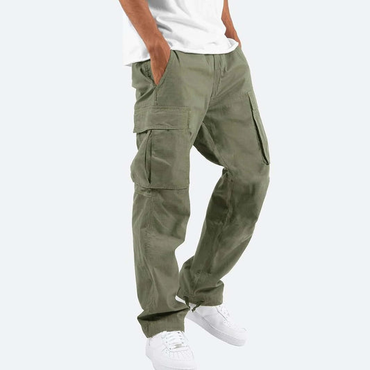 Men's Workwear Drawstring Multi-pocket Casual Pants - TWENTY ONE SEVEN