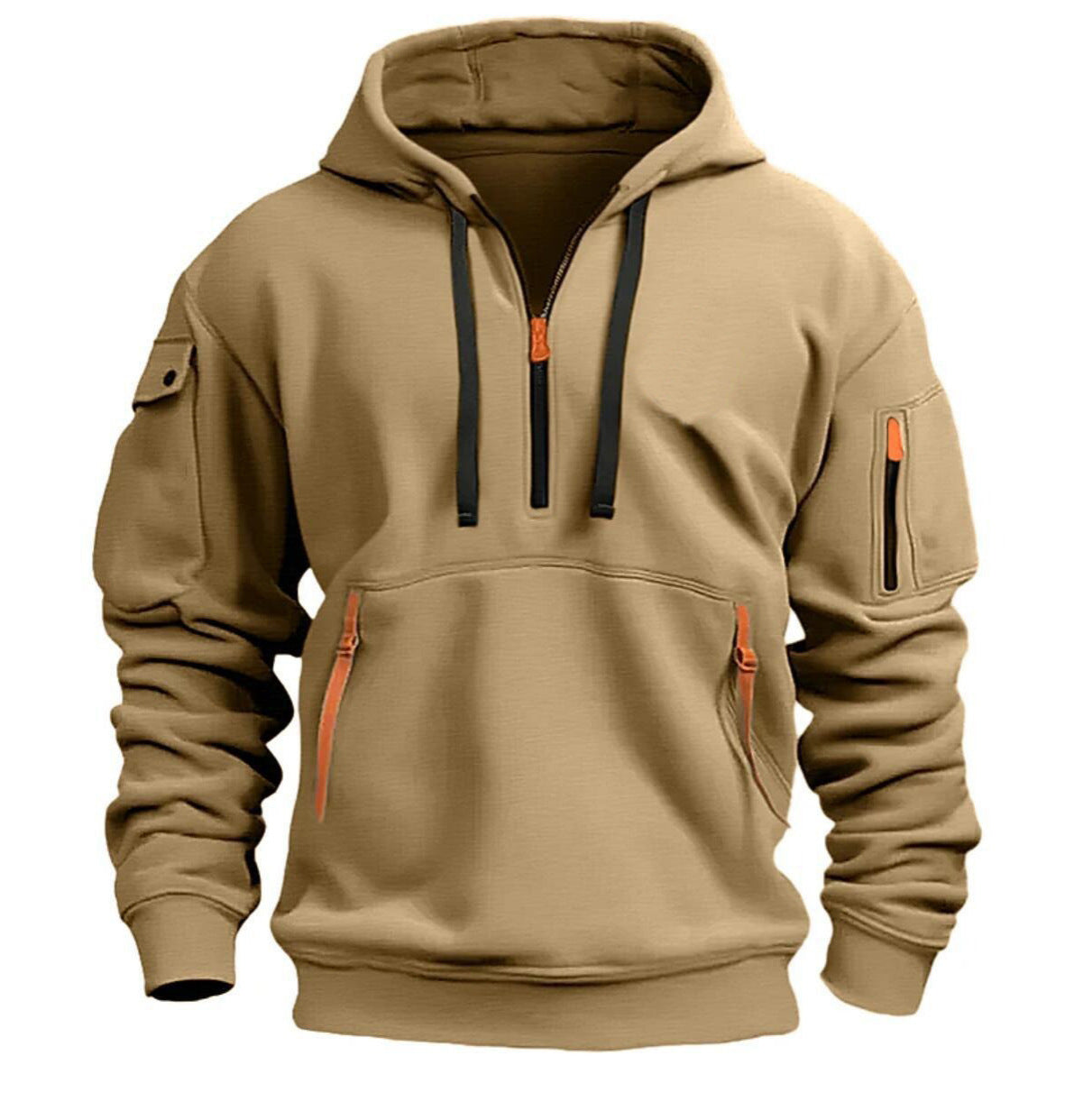 Dropped Shoulder Hooded Sweatshirt Men's Women's Plus Size Loose Pullover Fashion Sweatshirt - TWENTY ONE SEVEN
