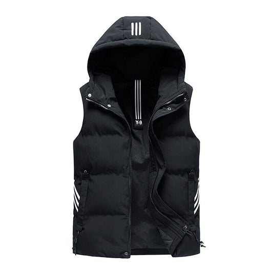 Men's Winter Down Jacket with Thickened Warm Vest for Autumn and Winter