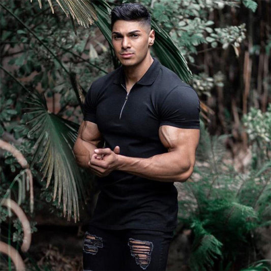 Men's Summer Polo Shirt - Sports Short-Sleeved Tops for Summer
