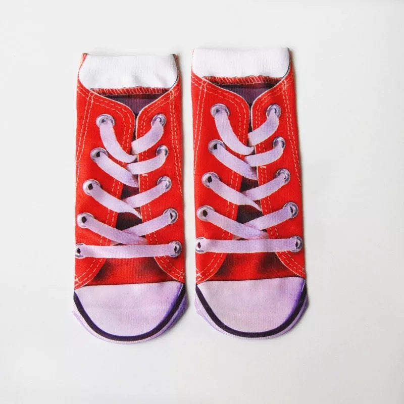 3D Printing Cartoon Socks - Creative Flip Flop Design for Men and Women