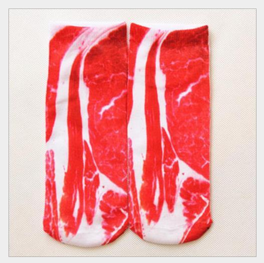 3D Printing Cartoon Socks - Creative Flip Flop Design for Men and Women