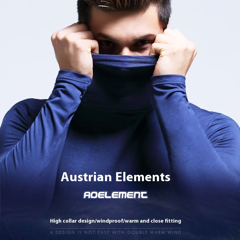 Long Sleeve Thin Tight Thermal Base Shirt Solid Color